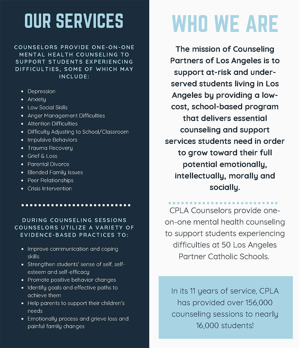 Counseling Partners of Los Angeles (CPLA)